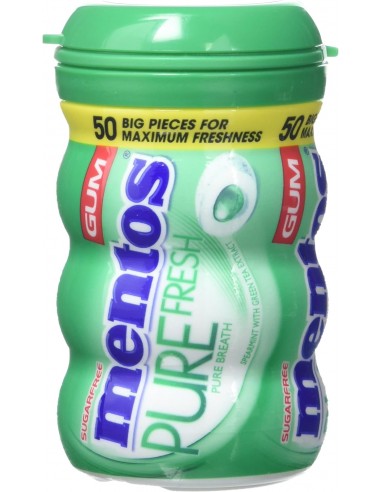 خرید آدامس بدون قند منتوس نعنائی 100 گرمی Mentos Pure Fresh Chewing Gum Sugar Free Spearmint