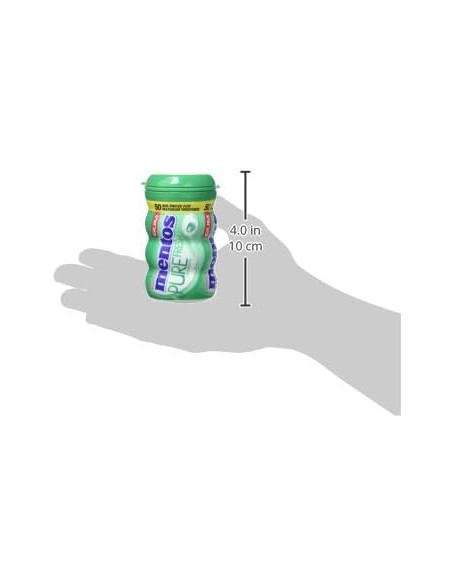آدامس بدون قند منتوس نعنائی 100 گرمی Mentos Pure Fresh Chewing Gum Sugar Free Spearmint