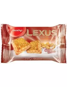 کراکر/بیسکویت پنیری لکسوس مانچیز تکی 19گرمی Munchy's Lexus Sandwich Cheese Cream Cracker