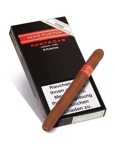 سیگار برگ کوبایی پارتاگاس سریز پوریتوس (سیگاریلو) Partagas Serie Puritos 5 نخی