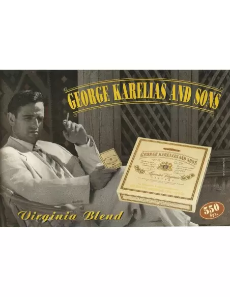 سیگار جورج کارلیاس ویرجینیا بلند George Karelias & Sons Superior Virginia - (جعبه 20 نخی)