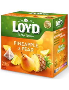 خرید دمنوش گیاهی لوید با طعم آناناس و گلابی 20 عددی Loyd Pineapple and Pear tea