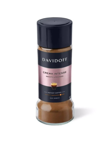 خرید قهوه فوری دیویدف کرما اینتنس با فوم زیاد 90 گرمی Davidoff Crema Intense Smooth and Rounded Instant Coffee