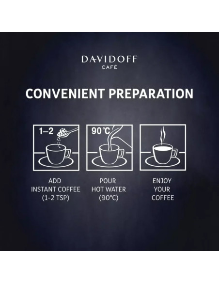 خرید قهوه فوری دیویدف کرما اینتنس با فوم زیاد 90 گرمی Davidoff Crema Intense Smooth and Rounded Instant Coffee خرید قهوه فوری دیویدف کرما اینتنس با فوم زیاد 90 گرمی Davidoff Crema Intense Smooth and Rounded Instant Coffee
