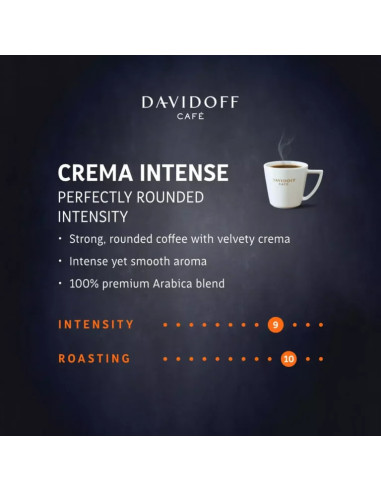 خرید قهوه فوری دیویدف کرما اینتنس با فوم زیاد 90 گرمی Davidoff Crema Intense Smooth and Rounded Instant Coffee