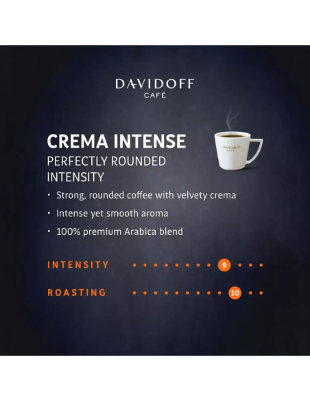 خرید قهوه فوری دیویدف کرما اینتنس با فوم زیاد 90 گرمی Davidoff Crema Intense Smooth and Rounded Instant Coffee خرید قهوه فوری دیویدف کرما اینتنس با فوم زیاد 90 گرمی Davidoff Crema Intense Smooth and Rounded Instant Coffee