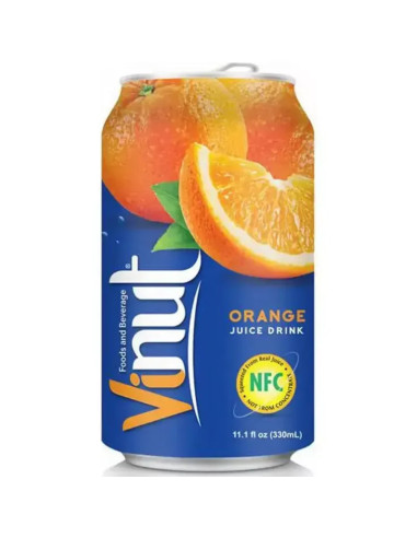 خرید آبمیوه وینات با طعم پرتقال 330 میل VINUT Orange Juice