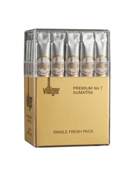 سیگار برگ ویلیجر پریمیوم شماره 7 سوماترا Villiger Premium No 7 Sumatra (بسته 20نخی)