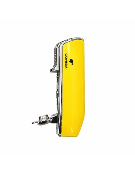 ست فندک سه شعله و کاتر سیگار برگ (طرح کوهیبا) Cohiba Sm-1A