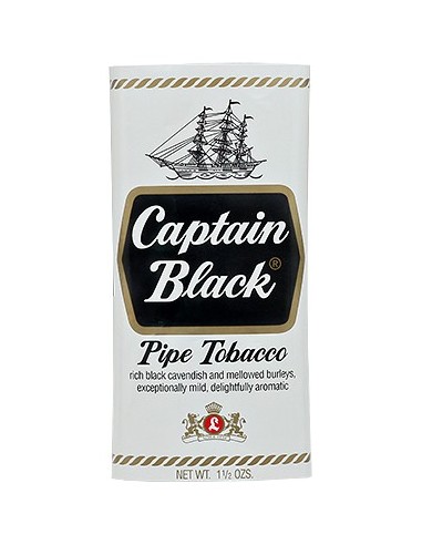 توتون پیپ کاپتان بلک سفید Captain Black White اصل