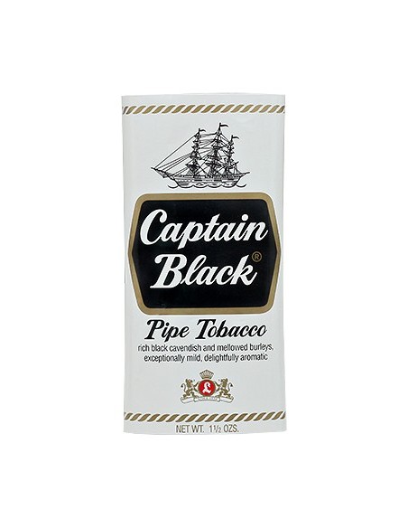 توتون پیپ کاپتان بلک سفید Captain Black White اصل