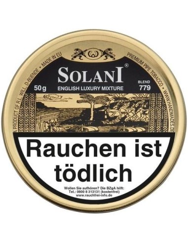 توتون پیپ سولانی Solani 779 English Luxury Mixture