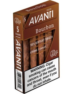 سیگار برگ (سیگارلو) اونتی بوربون Avanti Bourbon (بسته 5 نخی)