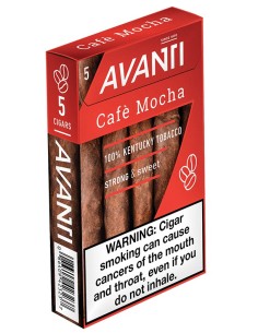 سیگار برگ (سیگارلو) اونتی کافی موکا Avanti Cafe Mocha (بسته 5 نخی)