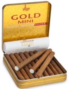 قیمت خرید سیگار برگ ویلیجر مینی طلایی (سیگاریلو) Villiger Mini Gold