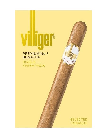 سیگار برگ ویلیجر پریمیوم شماره 7 سوماترا Villiger Premium No 7 Sumatra