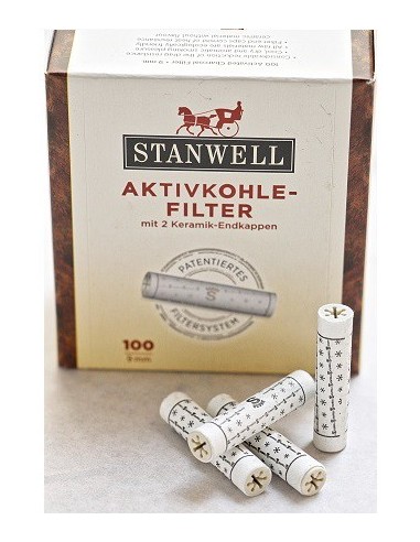 فیلتر پیپ دو سر سرامیک استانویل 100 عددی Stanwell