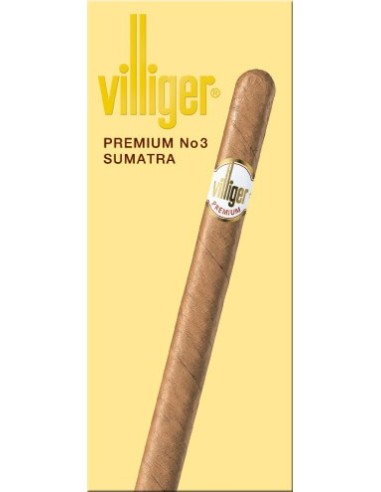 سیگار برگ ویلیگر (ویلیجر) پریمیوم شماره 3 سوماترا Villiger Premium No 3 Sumatra (تک نخ)