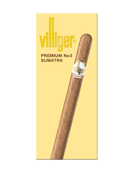 سیگار برگ ویلیگر (ویلیجر) پریمیوم شماره 3 سوماترا Villiger Premium No 3 Sumatra (تک نخ)