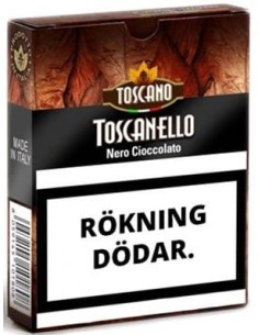 سیگار برگ (سیگارلو) توسکانلو Toscano Toscanello Nero Cioccolato(بسته 5 نخی)